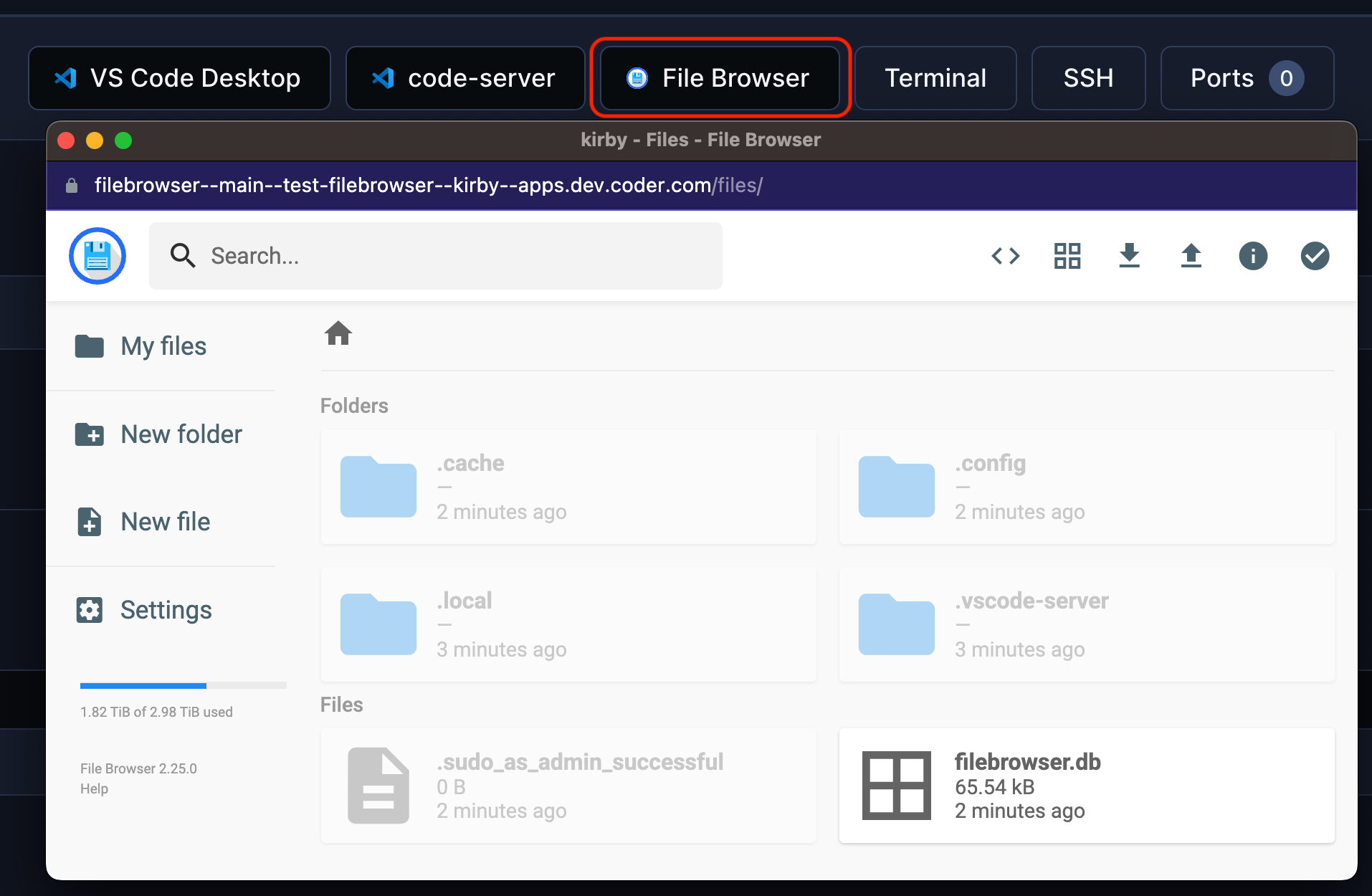 Filebrowsing Example